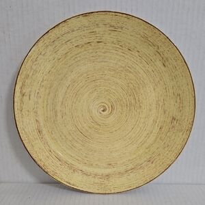 Vintage Handpainted Blue Ridge / Southern Pottery 9 1/2 Inch Earthy Swirl Plate